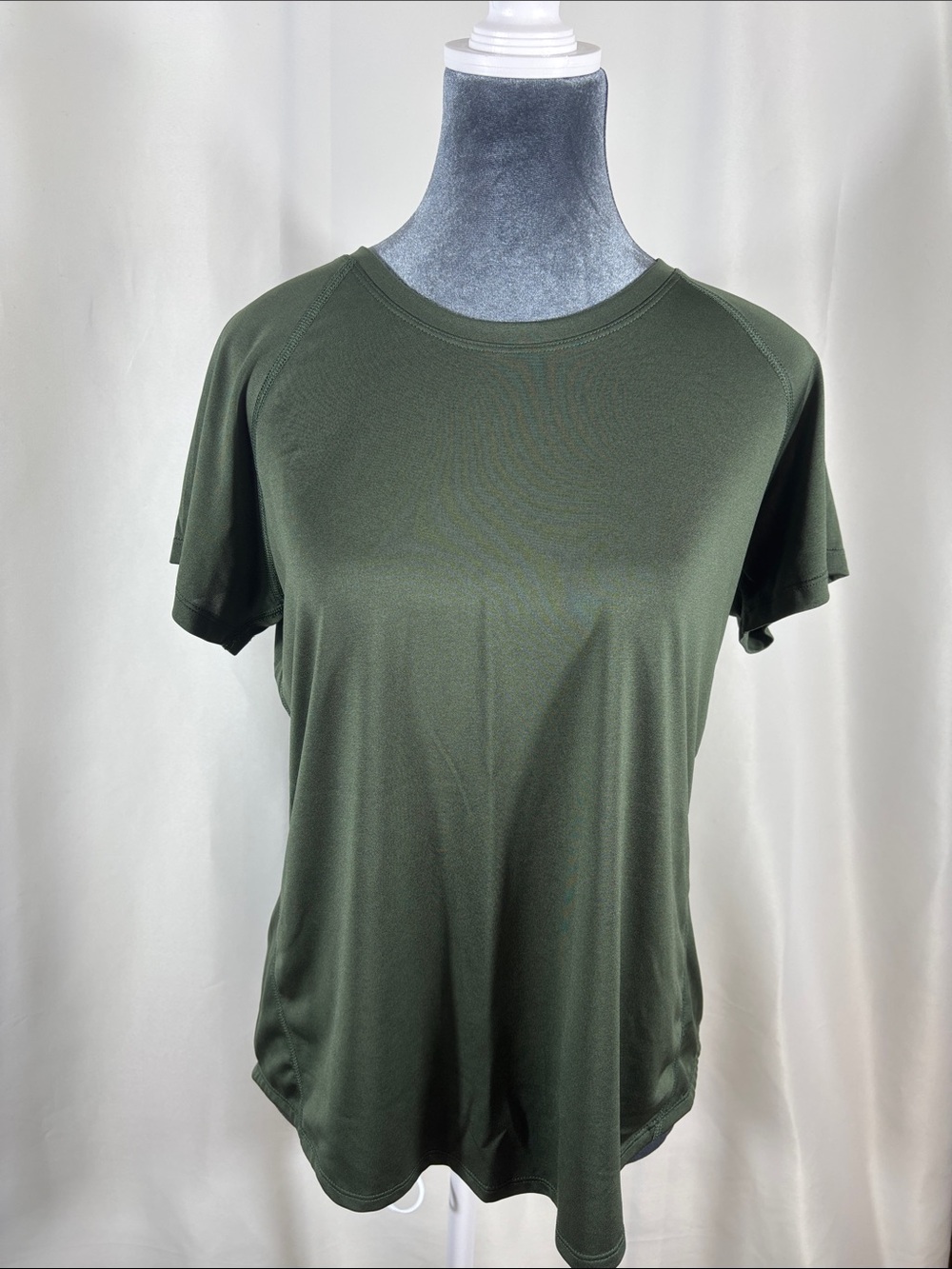tek gear Olive Green Short Sleeve Workout Gear Top